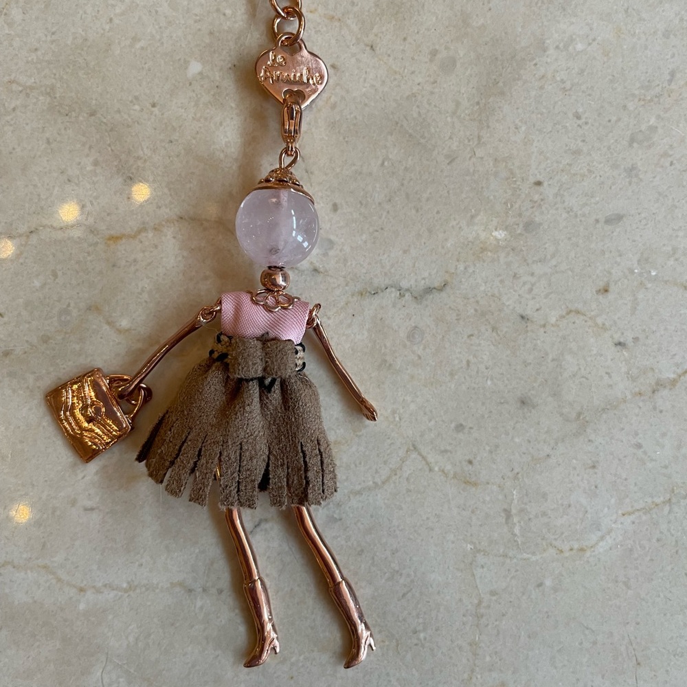 Le Amiche doll charm necklace